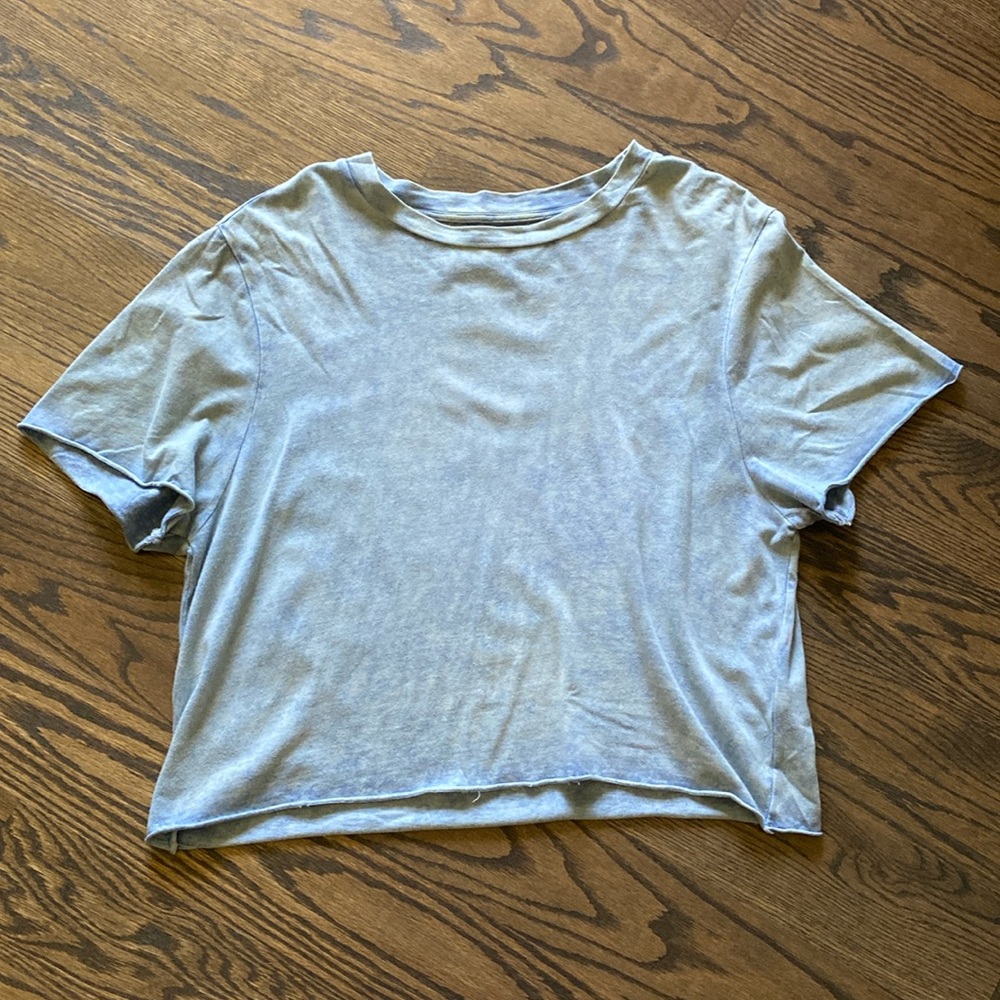 Vylette Blue Acid Wash T-shirt size XL